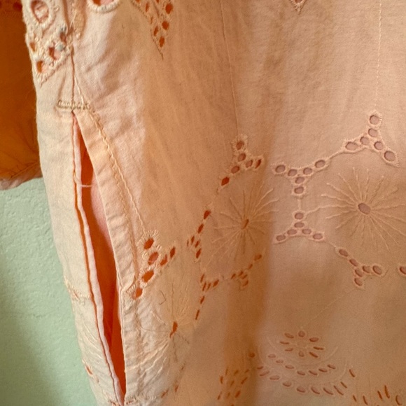 Universal Threads Goods Co Orange Eyelet Puff Sleeve Dress NWT Size XXL - Picture 2 of 5